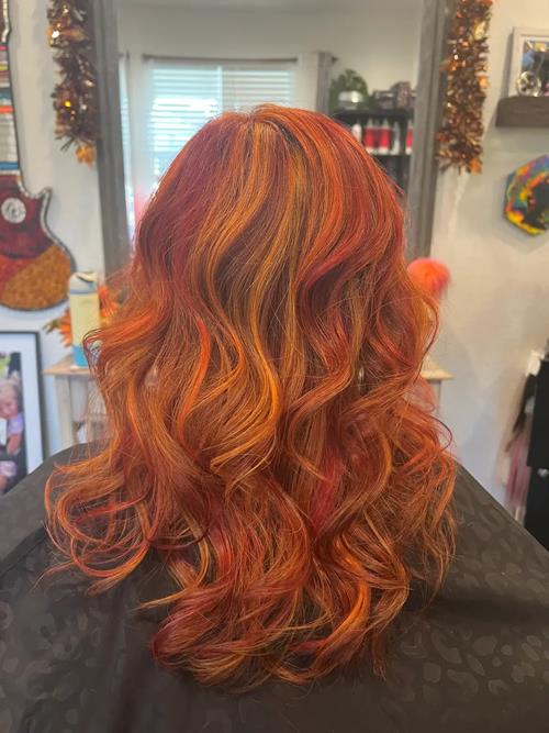 Hair Extensions photo, Denver Colorado. this is what I call Phoenix rising from the ashes a super fu(..)